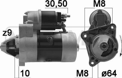 Messmer 220166A - Стартер autosila-amz.com