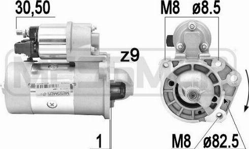 Messmer 220161A - Стартер autosila-amz.com