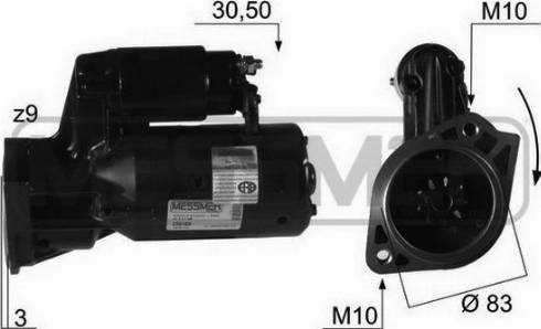 Messmer 220105A - Стартер autosila-amz.com