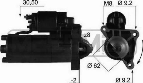 Messmer 220108A - Стартер autosila-amz.com