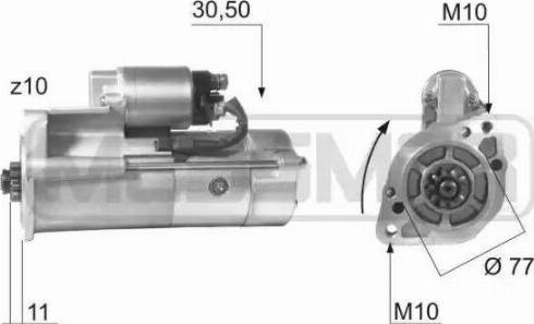 Messmer 220115 - Стартер autosila-amz.com