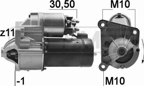 Messmer 220184A - Стартер autosila-amz.com