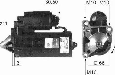 Messmer 220184 - Стартер autosila-amz.com