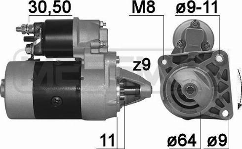 Messmer 220182A - Стартер autosila-amz.com