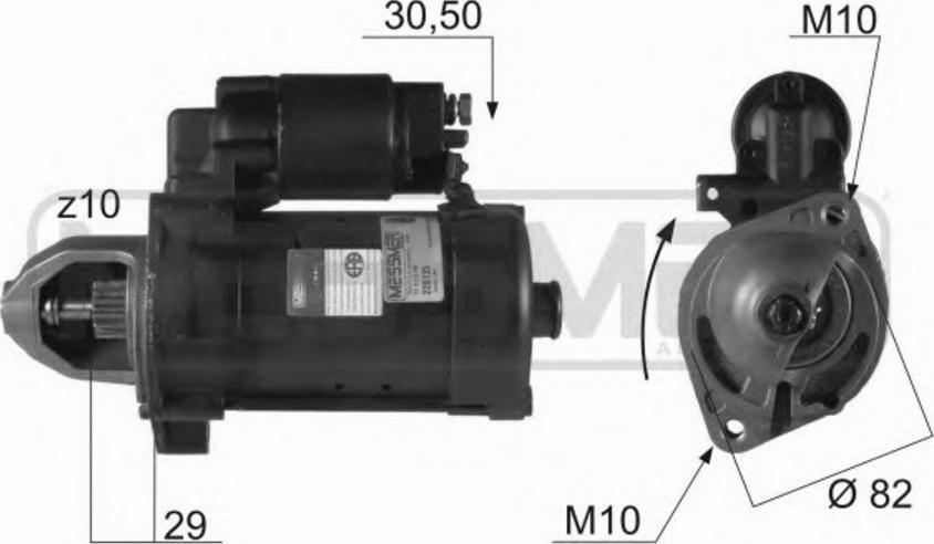 Messmer 220135 - Стартер autosila-amz.com