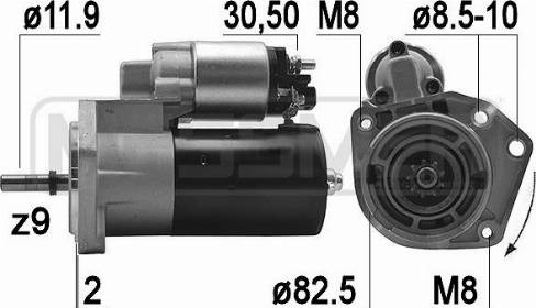 Messmer 220128A - Стартер autosila-amz.com