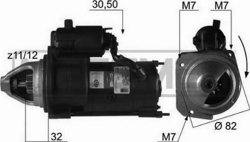 Messmer 220127A - Стартер autosila-amz.com