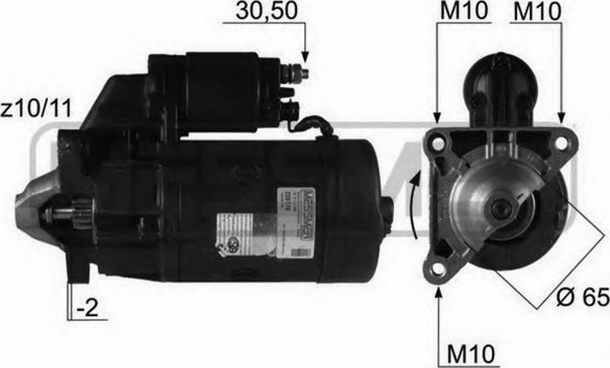 Messmer 220178 - Стартер autosila-amz.com