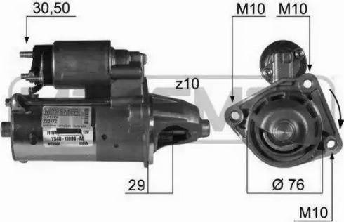 Messmer 220172 - Стартер autosila-amz.com