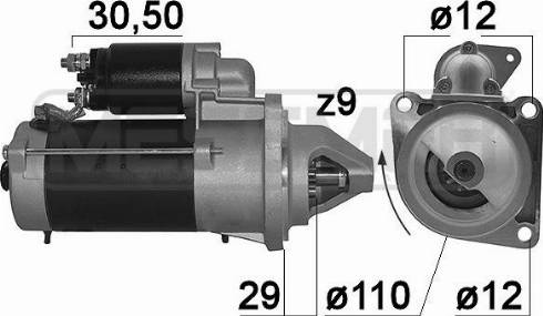 Messmer 220858A - Стартер autosila-amz.com