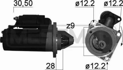 Messmer 220858 - Стартер autosila-amz.com