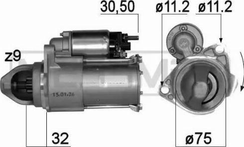 Messmer 220809 - Стартер autosila-amz.com