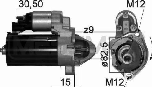 Messmer 220870A - Стартер autosila-amz.com