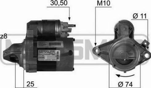 Messmer 220395A - Стартер autosila-amz.com