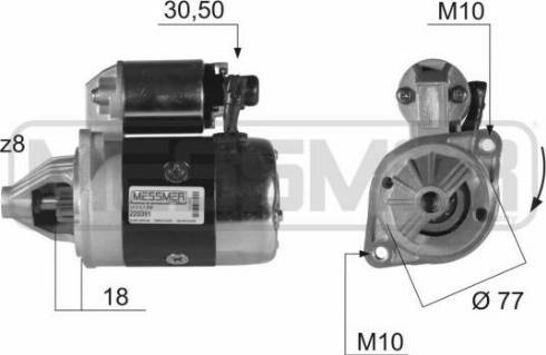 Messmer 220391A - Стартер autosila-amz.com