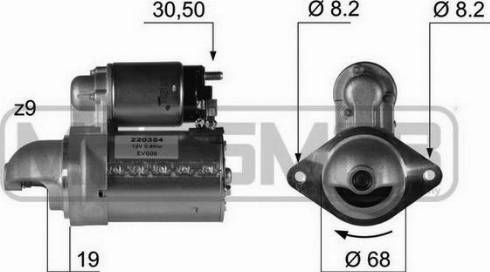 Messmer 220354A - Стартер autosila-amz.com