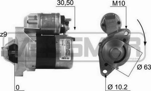 Messmer 220358A - Стартер autosila-amz.com