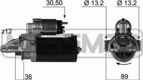 Messmer 220353A - Стартер autosila-amz.com