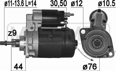 Messmer 220357A - Стартер autosila-amz.com