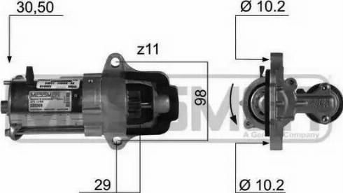 Messmer 220369 - Стартер autosila-amz.com