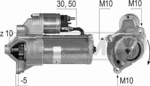 Messmer 220363 - Стартер autosila-amz.com