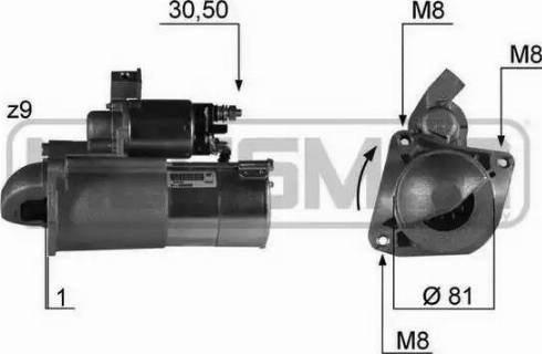 Messmer 220331 - Стартер autosila-amz.com