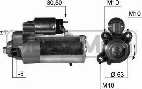 Messmer 220375A - Стартер autosila-amz.com