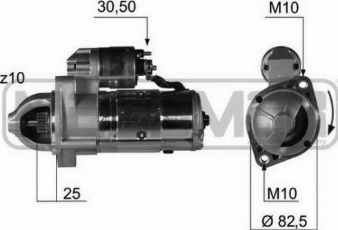 Messmer 220378R - Стартер autosila-amz.com