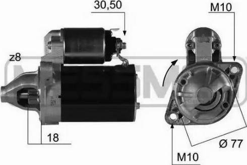 Messmer 220377 - Стартер autosila-amz.com