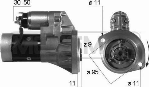 Messmer 220204A - Стартер autosila-amz.com