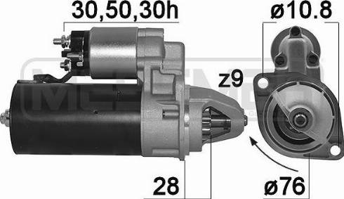 Messmer 220201R - Стартер autosila-amz.com