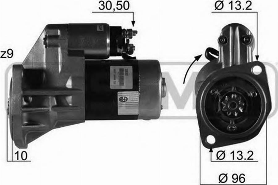 Messmer 220202 - Стартер autosila-amz.com