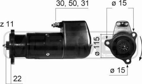 Messmer 220218A - Стартер autosila-amz.com