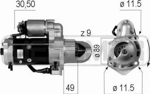 Messmer 220278 - Стартер autosila-amz.com