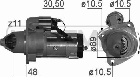 Messmer 220792A - Стартер autosila-amz.com