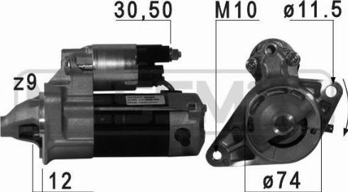 Messmer 220759A - Стартер autosila-amz.com