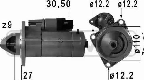 Messmer 220753 - Стартер autosila-amz.com