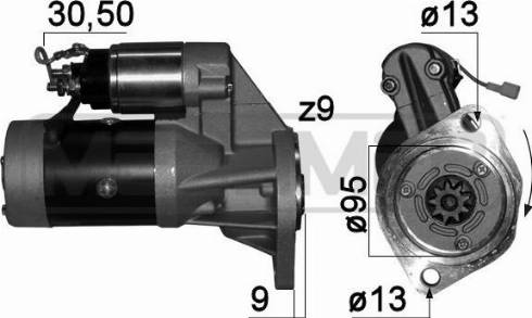 Messmer 220777A - Стартер autosila-amz.com