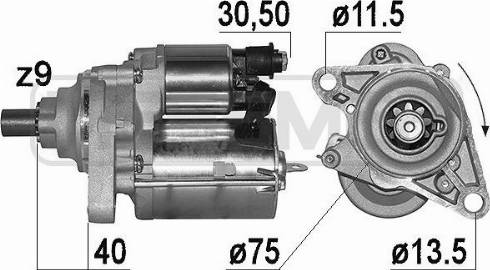 Messmer 221006A - Стартер autosila-amz.com