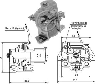 Messmer ZM901 - Тяговое реле, соленоид, стартер autosila-amz.com