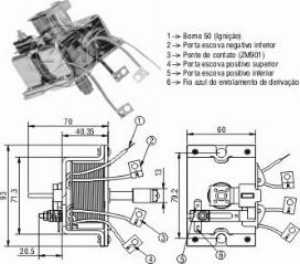 Messmer ZM902 - Тяговое реле, соленоид, стартер autosila-amz.com