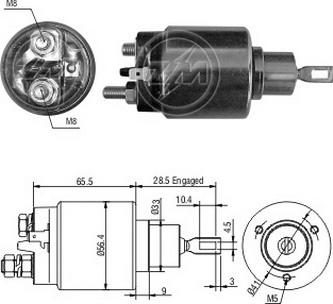 Messmer ZM1976 - Тяговое реле, соленоид, стартер autosila-amz.com