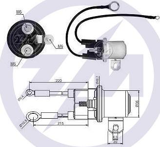 Messmer ZM3428 - Тяговое реле, соленоид, стартер autosila-amz.com