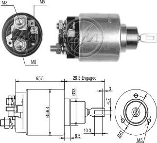 Messmer ZM779 - Тяговое реле, соленоид, стартер autosila-amz.com