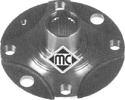 Metalcaucho 90004 - Ступица колеса, поворотный кулак autosila-amz.com