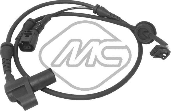 Metalcaucho 50123 - Датчик ABS, частота вращения колеса autosila-amz.com