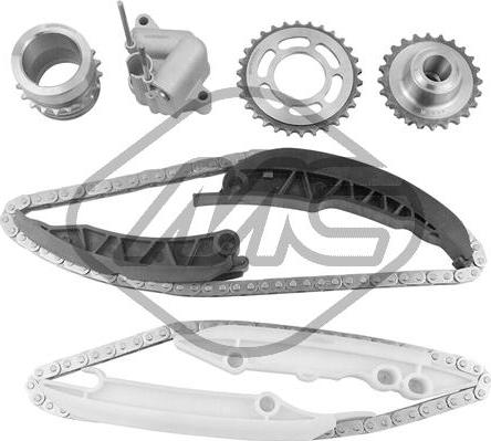 Metalcaucho 51368 - Комплект цепи привода распредвала autosila-amz.com