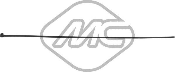Metalcaucho 00036 - Хомут пластиковый 2.5x200 белый (кратность продажи 100 шт) autosila-amz.com