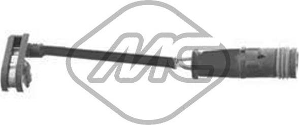 Metalcaucho 02106 - Сигнализатор, износ тормозных колодок autosila-amz.com