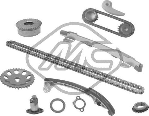 Metalcaucho 13854 - Комплект цепи привода распредвала autosila-amz.com